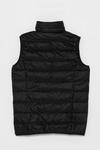 Детский пуховый жилет Ea7 Emporio Armani, черный - фото 3