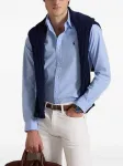 Рубашка Оксфорд с длинными рукавами POLO RALPH LAUREN, синий - фото 3