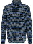 Рубашка Missoni Zig-Zag, синий - фото