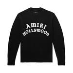 Свитер Amiri Hollywood Crew, Black - фото