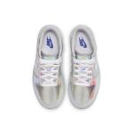 Кроссовки данки низкие Nike, серебряный - фото 4