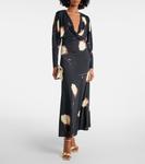 Платье макси из цветочного джерси XX La DoubleJ, Derby - фото 2