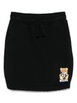 Юбка Moschino Kids Teddy Bear, черный - фото