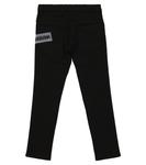 Джинсы с декорированным логотипом Dolce&Gabbana, черный - фото 4