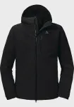 Уличная куртка Schöffel "Jacket Torspitze M", с капюшоном, черный - фото