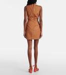 Льняное мини-платье D'Orsay SIR, Hazelnut - фото 3