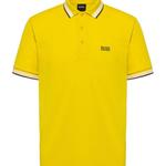 HUGO BOSS Мужская поло желтого цвета - фото 2