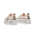 Высокие низкие кеды для скейтбординга женские LINGPAO, экрю - фото 5