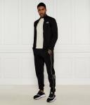 Спортивные штаны мужские Ea7 с лампасами, черный - фото 2