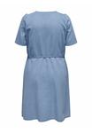 Джинсовое платье CARSONJA MIDI ONLY Carmakoma, цвет Light Blue Denim - фото 7