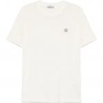 Футболка с аппликацией Compass STONE ISLAND, белый - фото