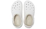 Шлепанцы и сланцы Crocs Classic Platform Lined Clogs 'White' Women's - фото 4