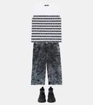 Широкие джинсы Balmain Kids, черный - фото 2