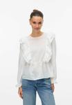 Блуза VMOLINA Vero Moda, белый - фото