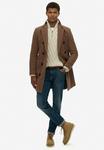 Пальто Superdry & Co MERCHANT TOWN, Camel Brown Herringb/Mottled Brown - фото 2