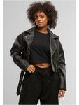 Кожаная куртка Urban Classics, черный - фото 3