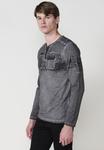 Топ Koroshi KOROSHI LONG-SLEEVE, Gris Grey/Grey - фото 5