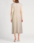 Платье миди Peserico, бежевый - фото 3