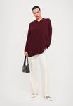 Джемпер BITE Studios NORTH V NECK , Burgundy/Bordeaux - фото 2