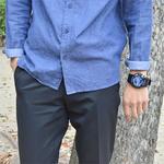 CASIO Часы Men 53.4mm Blue Watch, Blue - фото 2