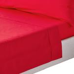 Простыня Homescapes, 275x275 см, красный - фото