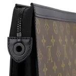 LOUIS VUITTON Монограммный клатч из ткани унисекс коричневый - фото 7