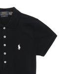 Облегающая поло с эластаном Polo Ralph Lauren, черный - фото 10