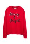 Джемпер Marks & Spencer CHRISTMAS EMBELLISHED, Rouge/Red - фото 6