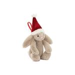 Плюшевая игрушка bashful рождественский кролик JELLYCAT - фото