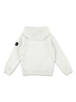 Stone Island Junior толстовка с значком компаса, белый - фото 2
