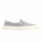 Слипоны 59 LX Кожаные Vans, серый - фото