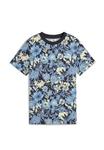 Футболка Puma Print T-shirt, Cool Blue/Blue - фото