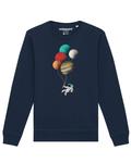 Толстовка Watapparel Balloon Spaceman, темно-синий - фото