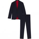 HUGO BOSS Мужской деловой костюм темно-синий - фото