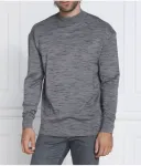 Шерстяной свитер regular fit Calvin Klein, серый - фото