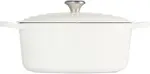 Кастрюля Le Creuset с чугунным покрытием, 8500 мл, белый - фото 4