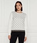 Свитер женский Liu Jo Sport с узором, экрю - фото