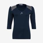 HEAD Футболка CLUB 22 Tech 3/4 женская - фото 2