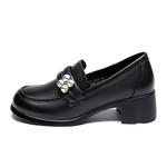 Лоферы женские Zhr, бежевый - фото