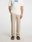 Обычные брюки SELECTED, бежевый - фото