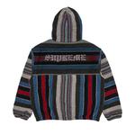 Куртка Supreme Woven Stripe Hooded Jacket, Black - фото 2