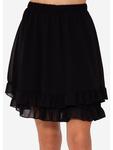 Мини-юбка SASSYCLASSY Volants, черный - фото