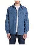 Рубашка Replay Hemd 6.5 OZ DEEP BLUE DENIM, синий - фото