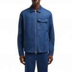 Джинсовая рубашка Moncler, синий - фото 6