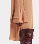 Мини-платье из шелкового крепдешина Chloé, Cheek - фото 5