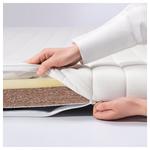 Матрас из кокосовой койры IKEA, 150x200 см, цвет super firm/white - фото 7