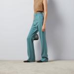 Костюмные брюки женские синие Gucci - фото 4