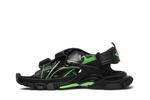 Кроссовки Balenciaga Track Sandal 'Black Fluo Green', черный - фото 3