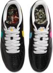 Кроссовки Nike Unisex Air Force 1 07, Black/New Emerald-Pinkfire Ii - фото 4