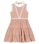 Хлопковое платье Suncracy, розовый - фото